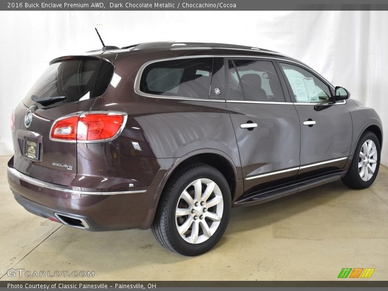 Dark Chocolate Metallic / Choccachino/Cocoa 2016 Buick Enclave Premium AWD