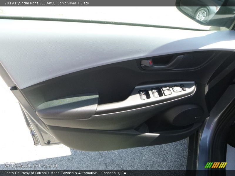 Sonic Silver / Black 2019 Hyundai Kona SEL AWD