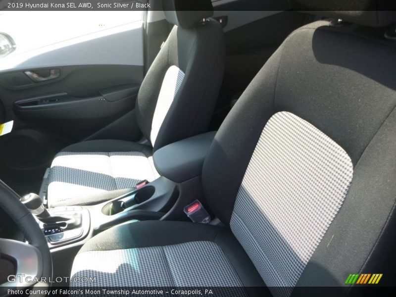 Sonic Silver / Black 2019 Hyundai Kona SEL AWD