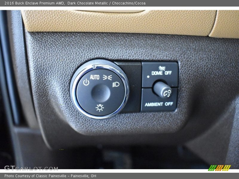 Dark Chocolate Metallic / Choccachino/Cocoa 2016 Buick Enclave Premium AWD