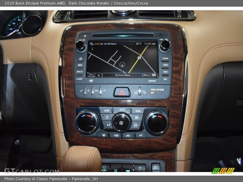 Dark Chocolate Metallic / Choccachino/Cocoa 2016 Buick Enclave Premium AWD