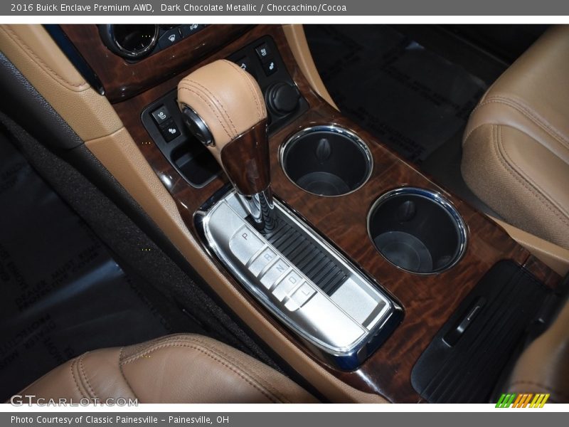 Dark Chocolate Metallic / Choccachino/Cocoa 2016 Buick Enclave Premium AWD