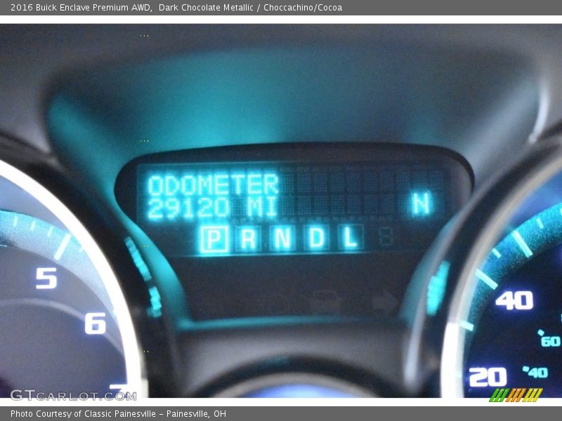 Dark Chocolate Metallic / Choccachino/Cocoa 2016 Buick Enclave Premium AWD