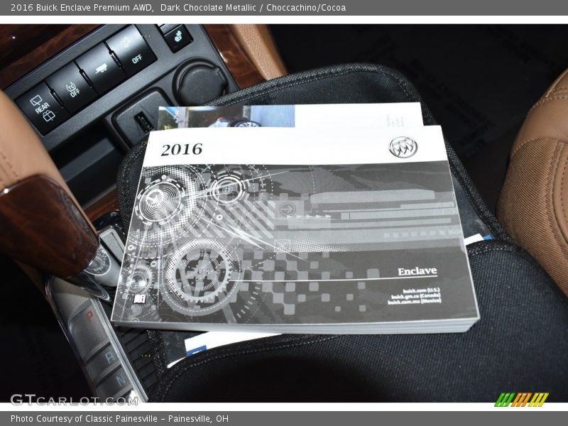 Dark Chocolate Metallic / Choccachino/Cocoa 2016 Buick Enclave Premium AWD