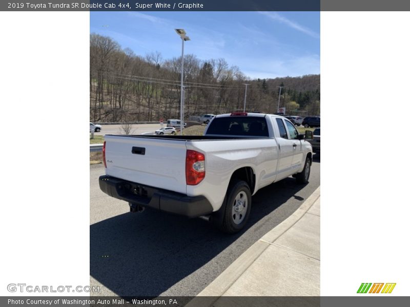 Super White / Graphite 2019 Toyota Tundra SR Double Cab 4x4