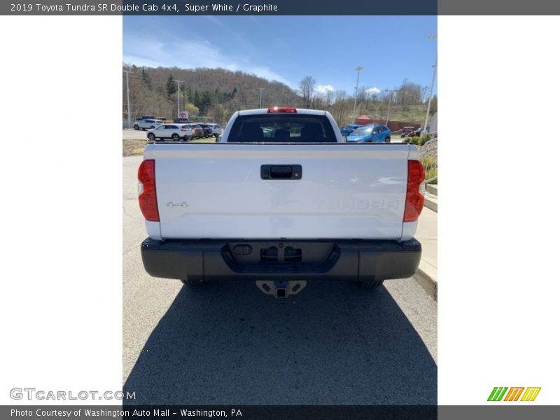 Super White / Graphite 2019 Toyota Tundra SR Double Cab 4x4