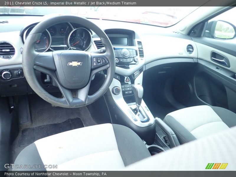 Imperial Blue Metallic / Jet Black/Medium Titanium 2011 Chevrolet Cruze LS
