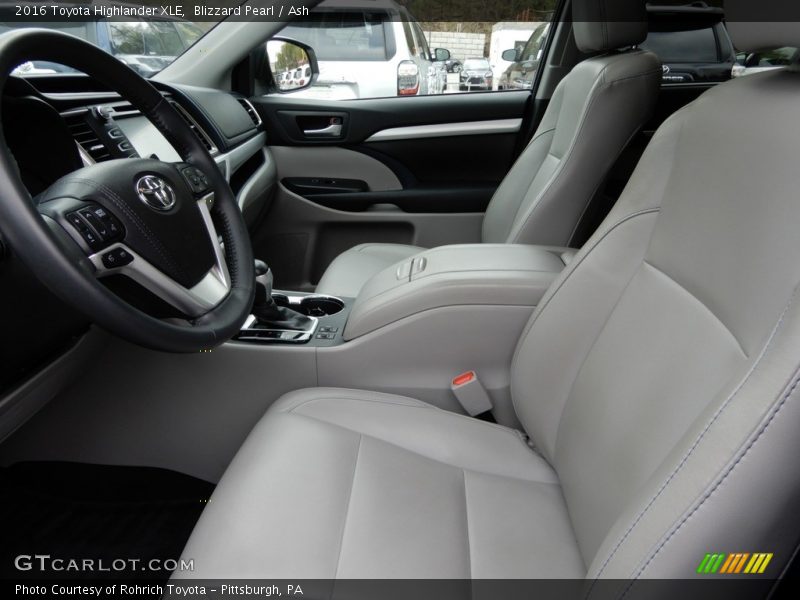 Blizzard Pearl / Ash 2016 Toyota Highlander XLE
