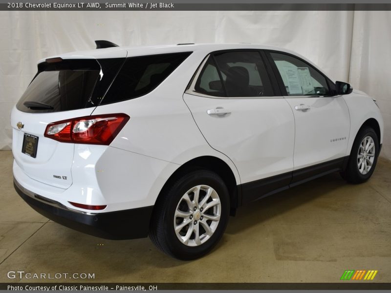 Summit White / Jet Black 2018 Chevrolet Equinox LT AWD