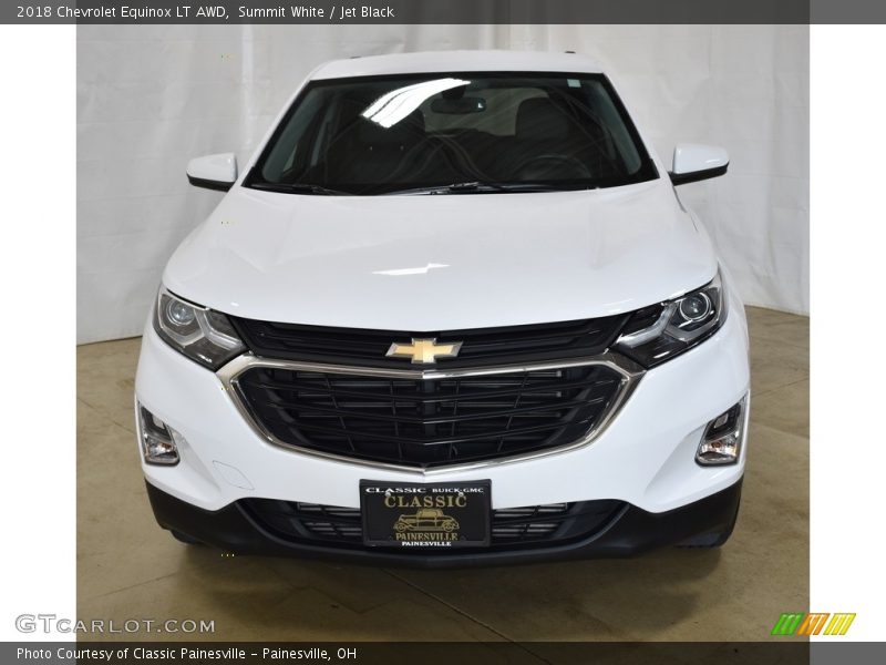 Summit White / Jet Black 2018 Chevrolet Equinox LT AWD