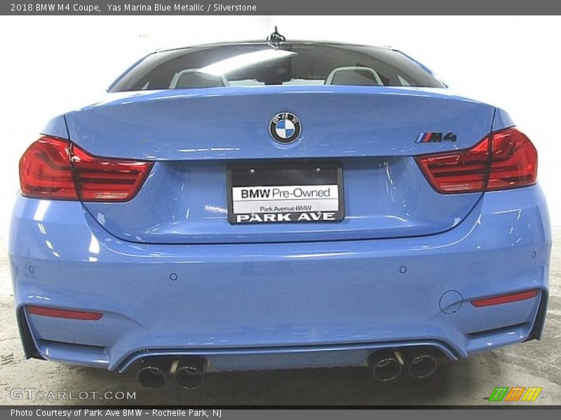 Yas Marina Blue Metallic / Silverstone 2018 BMW M4 Coupe