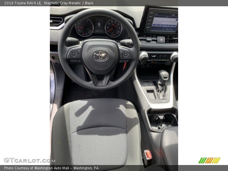 Magnetic Gray Metallic / Black 2019 Toyota RAV4 LE