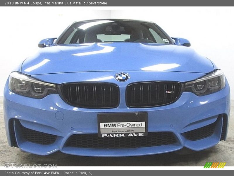 Yas Marina Blue Metallic / Silverstone 2018 BMW M4 Coupe