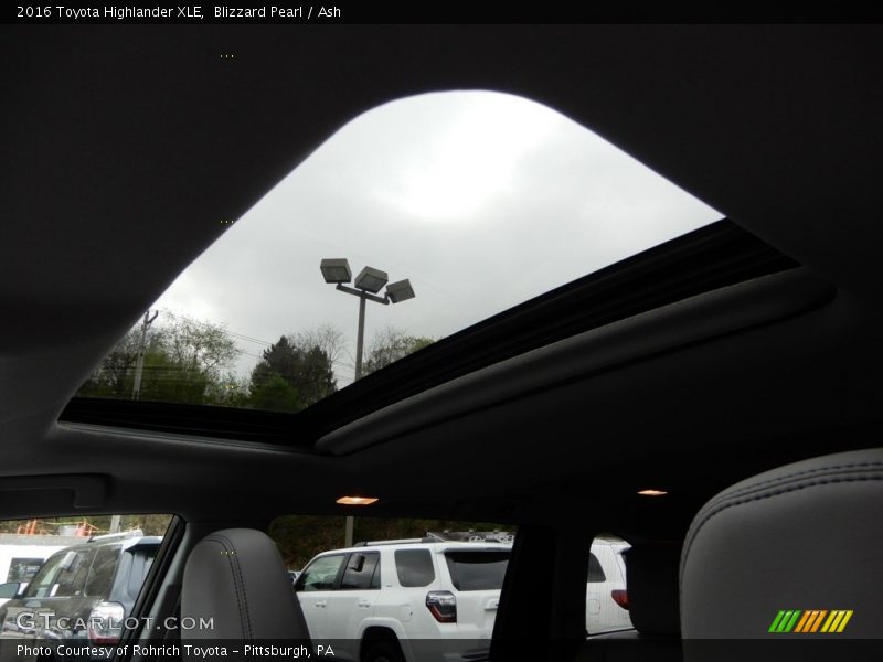 Blizzard Pearl / Ash 2016 Toyota Highlander XLE