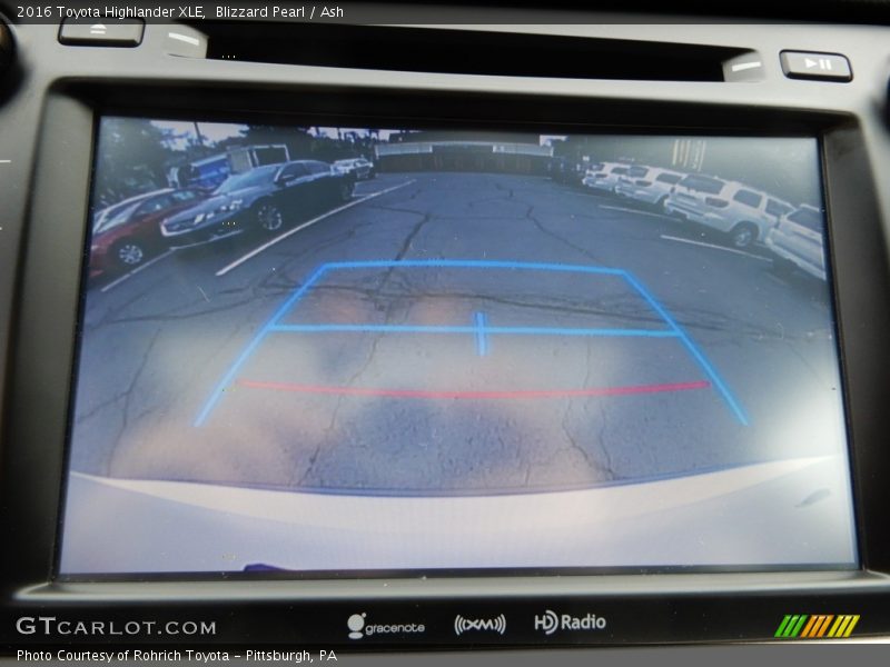 Blizzard Pearl / Ash 2016 Toyota Highlander XLE