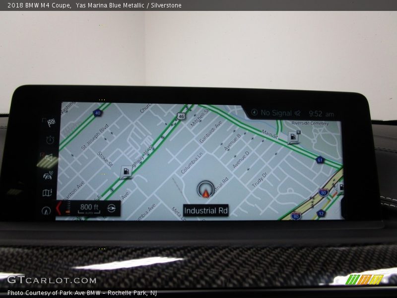 Yas Marina Blue Metallic / Silverstone 2018 BMW M4 Coupe