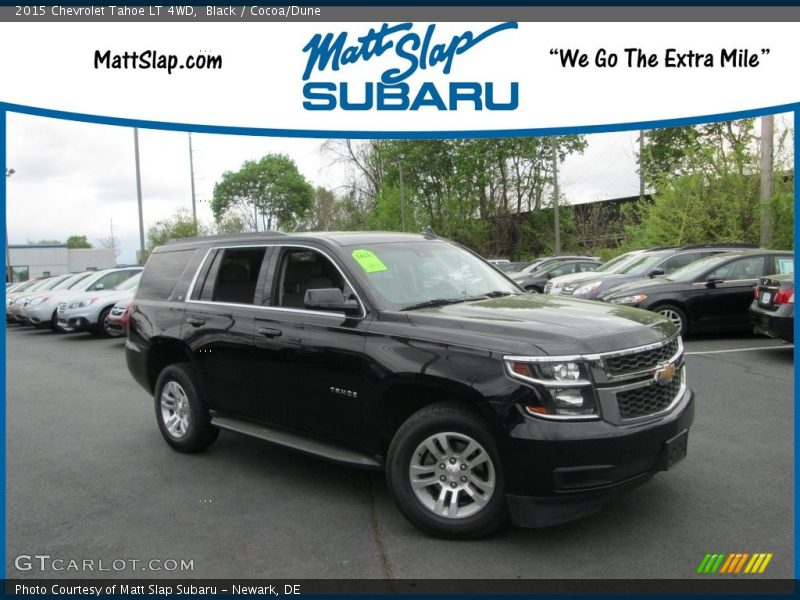 Black / Cocoa/Dune 2015 Chevrolet Tahoe LT 4WD