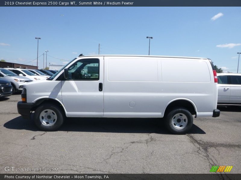 Summit White / Medium Pewter 2019 Chevrolet Express 2500 Cargo WT