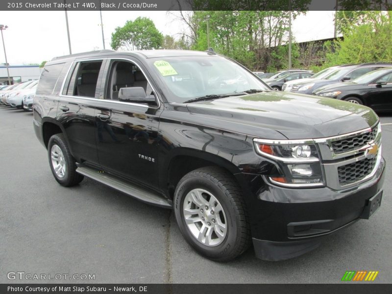 Black / Cocoa/Dune 2015 Chevrolet Tahoe LT 4WD