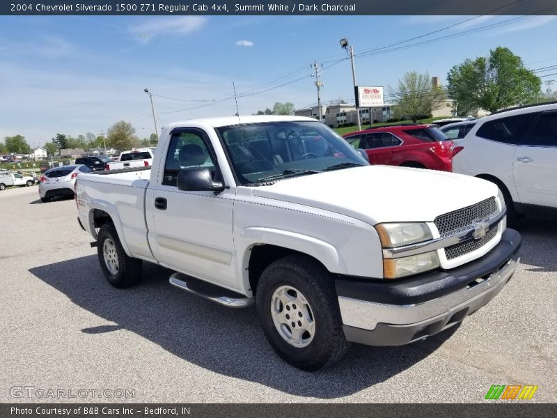 Summit White / Dark Charcoal 2004 Chevrolet Silverado 1500 Z71 Regular Cab 4x4