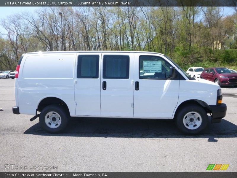 Summit White / Medium Pewter 2019 Chevrolet Express 2500 Cargo WT