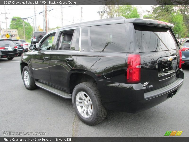 Black / Cocoa/Dune 2015 Chevrolet Tahoe LT 4WD