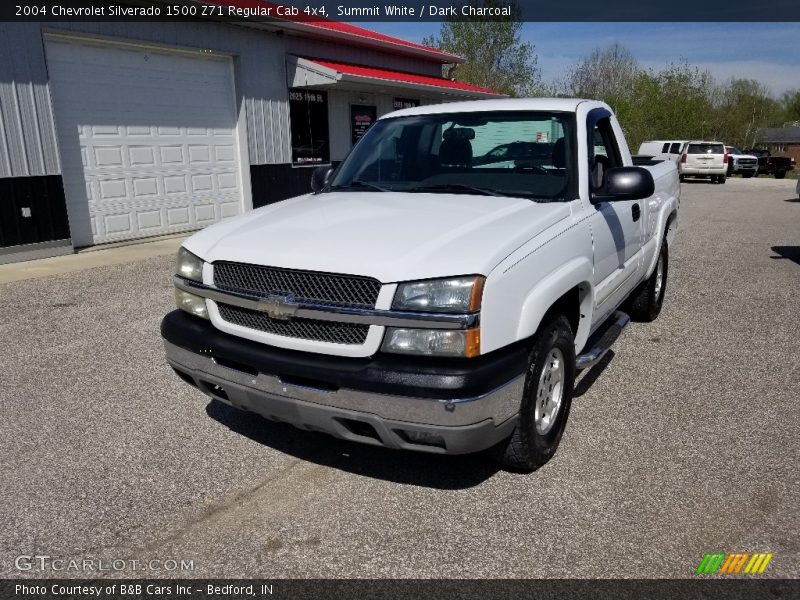 Summit White / Dark Charcoal 2004 Chevrolet Silverado 1500 Z71 Regular Cab 4x4