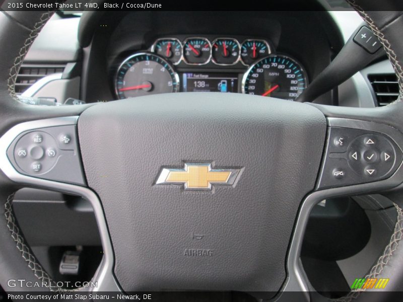 Black / Cocoa/Dune 2015 Chevrolet Tahoe LT 4WD