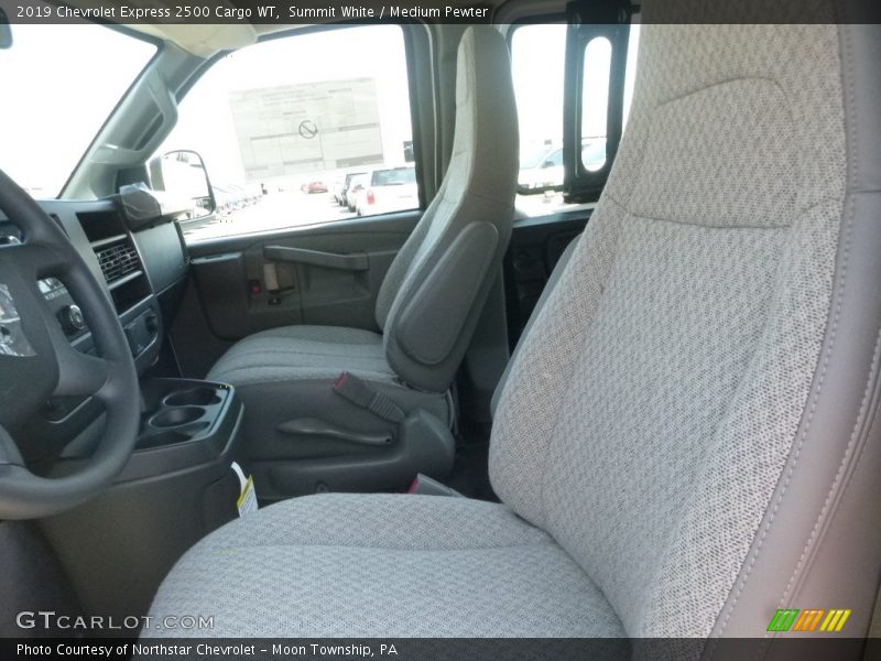 Summit White / Medium Pewter 2019 Chevrolet Express 2500 Cargo WT