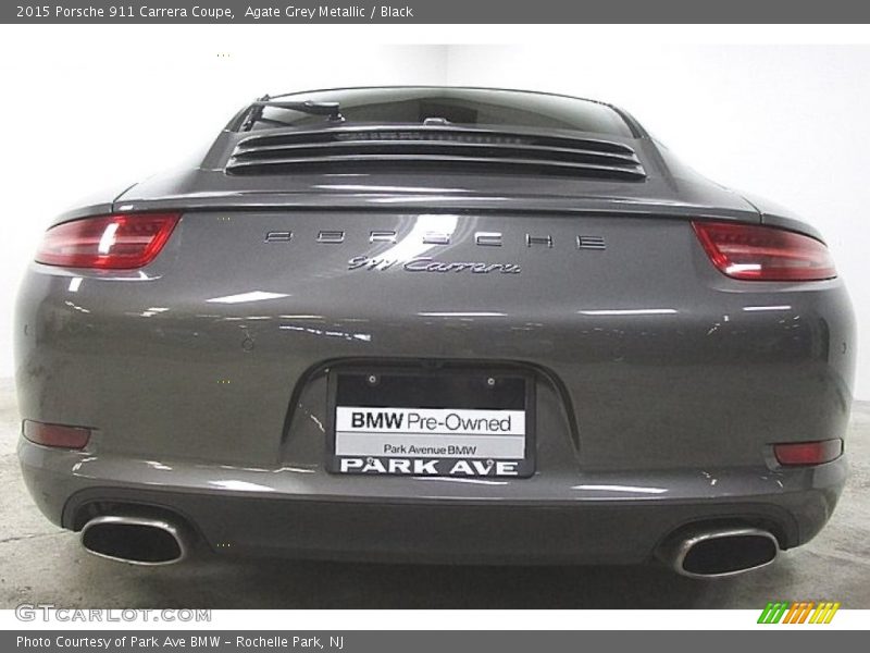 Agate Grey Metallic / Black 2015 Porsche 911 Carrera Coupe