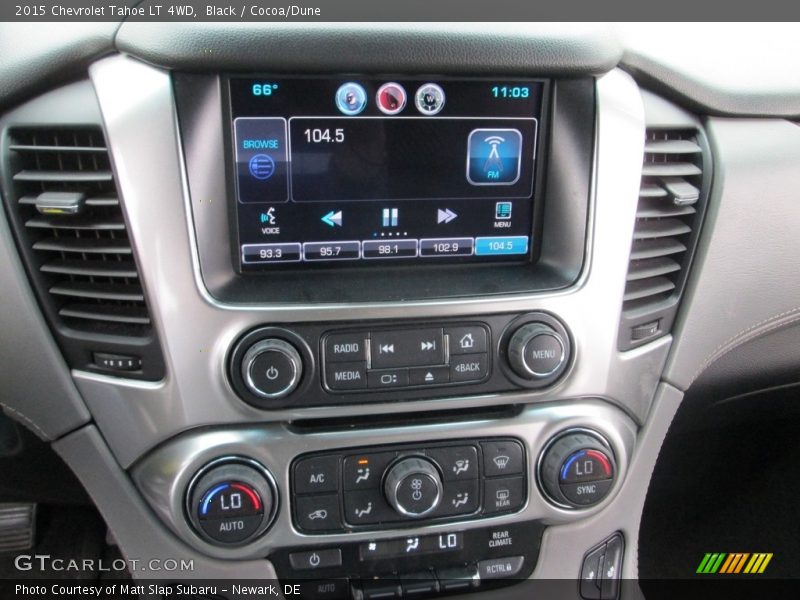 Black / Cocoa/Dune 2015 Chevrolet Tahoe LT 4WD