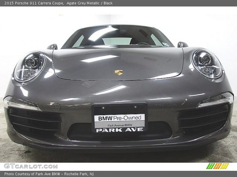 Agate Grey Metallic / Black 2015 Porsche 911 Carrera Coupe