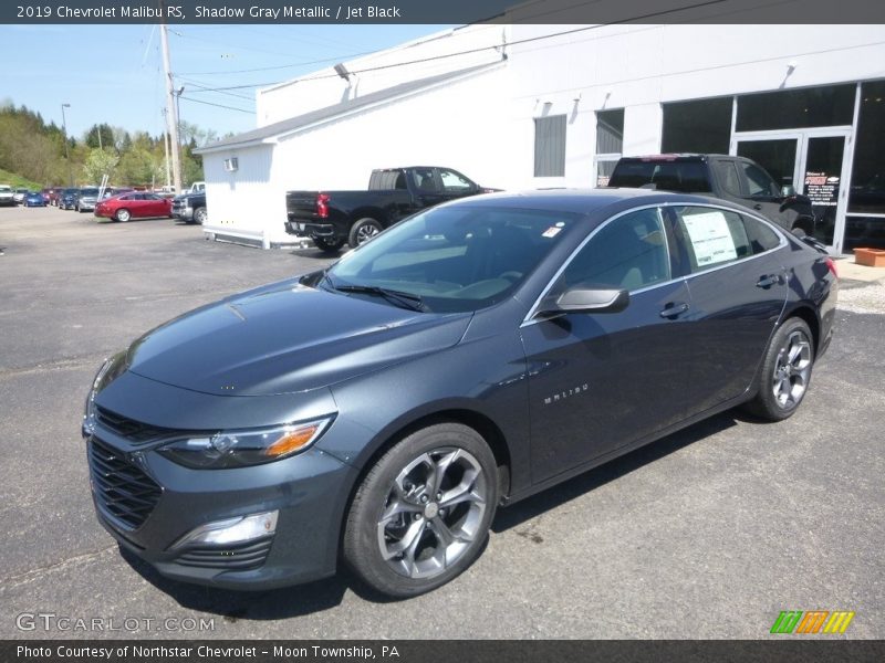 Shadow Gray Metallic / Jet Black 2019 Chevrolet Malibu RS