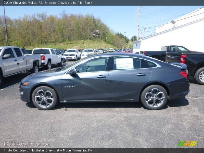 Shadow Gray Metallic / Jet Black 2019 Chevrolet Malibu RS