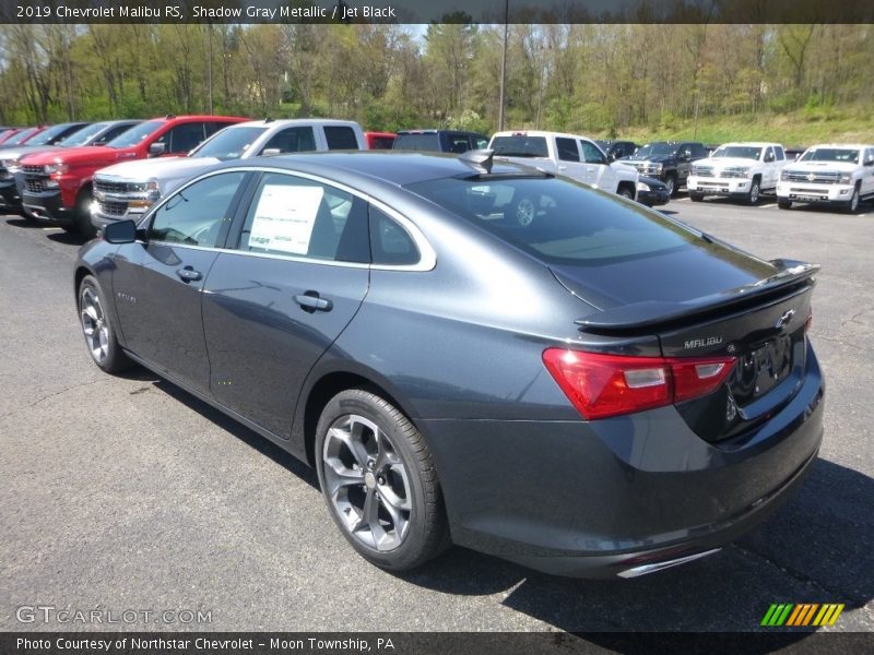 Shadow Gray Metallic / Jet Black 2019 Chevrolet Malibu RS