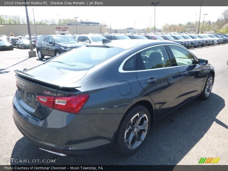 Shadow Gray Metallic / Jet Black 2019 Chevrolet Malibu RS