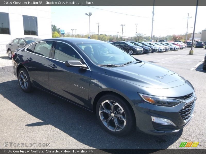 Shadow Gray Metallic / Jet Black 2019 Chevrolet Malibu RS