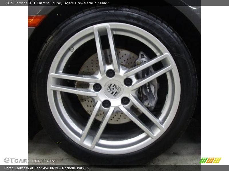 Agate Grey Metallic / Black 2015 Porsche 911 Carrera Coupe