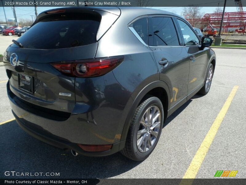 Machine Gray Metallic / Black 2019 Mazda CX-5 Grand Touring AWD