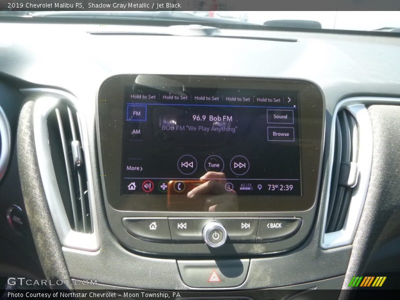 Shadow Gray Metallic / Jet Black 2019 Chevrolet Malibu RS