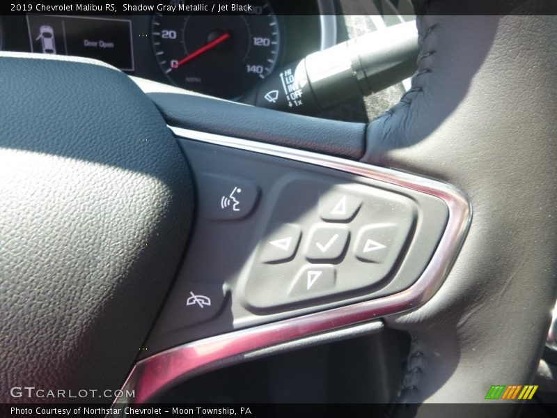 Shadow Gray Metallic / Jet Black 2019 Chevrolet Malibu RS