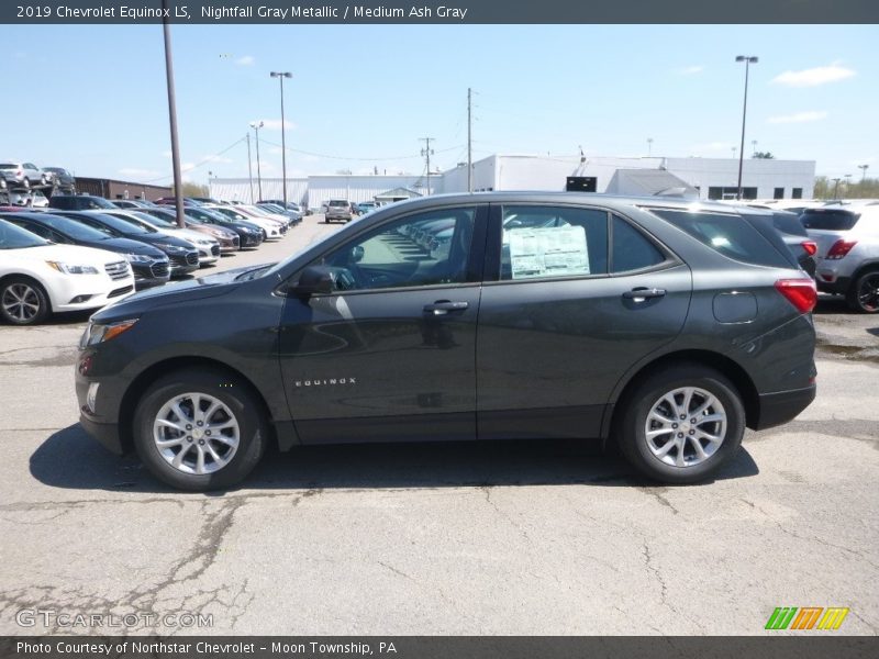 Nightfall Gray Metallic / Medium Ash Gray 2019 Chevrolet Equinox LS