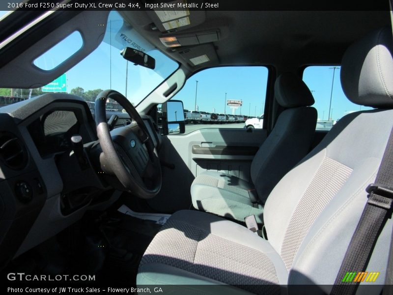 Ingot Silver Metallic / Steel 2016 Ford F250 Super Duty XL Crew Cab 4x4