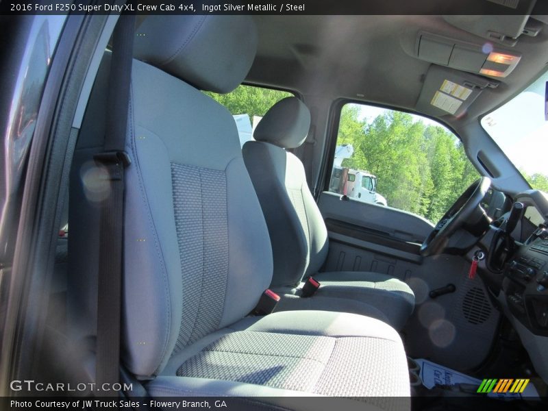 Ingot Silver Metallic / Steel 2016 Ford F250 Super Duty XL Crew Cab 4x4