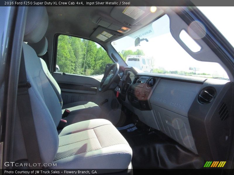 Ingot Silver Metallic / Steel 2016 Ford F250 Super Duty XL Crew Cab 4x4