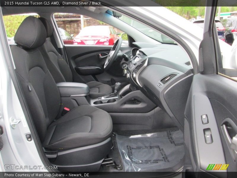 Diamond Silver / Black 2015 Hyundai Tucson GLS AWD