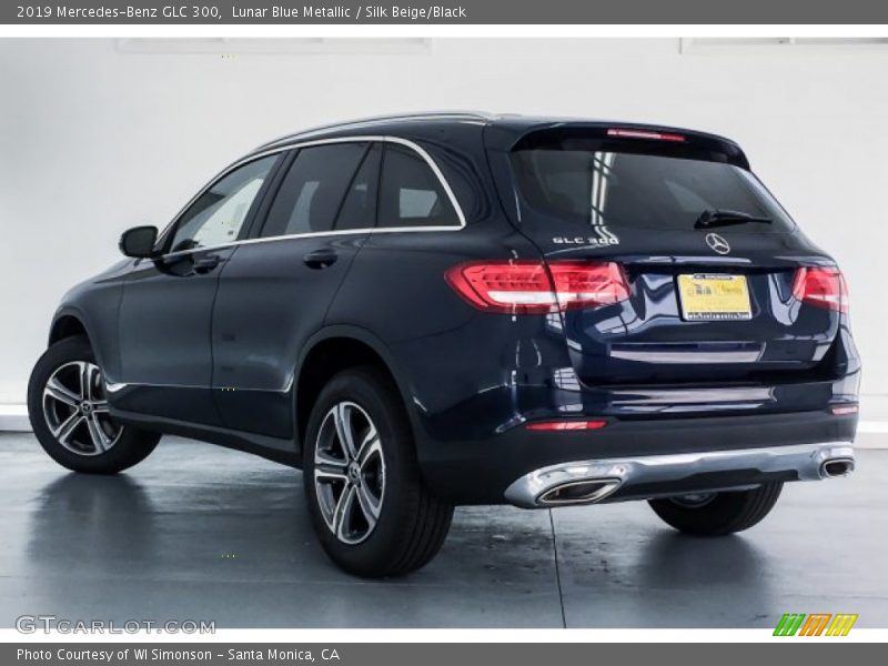 Lunar Blue Metallic / Silk Beige/Black 2019 Mercedes-Benz GLC 300