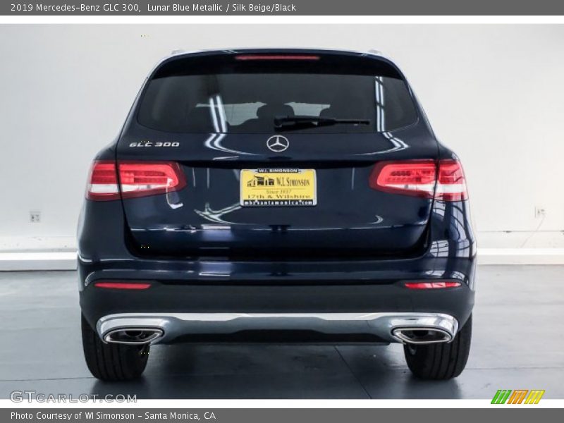 Lunar Blue Metallic / Silk Beige/Black 2019 Mercedes-Benz GLC 300
