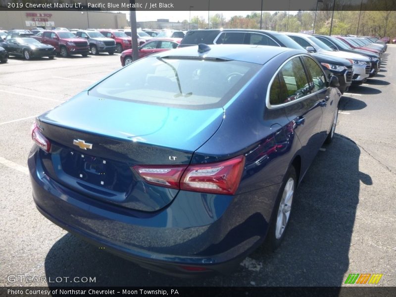 Pacific Blue Metallic / Jet Black 2019 Chevrolet Malibu LT