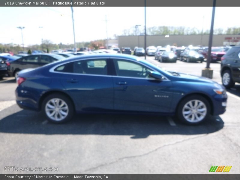 Pacific Blue Metallic / Jet Black 2019 Chevrolet Malibu LT
